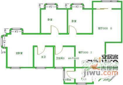 滨海之窗4室2厅2卫149㎡户型图