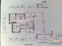 佳兆业茗萃园2室2厅1卫100㎡户型图