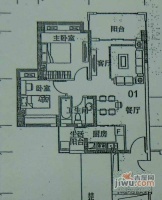 佳兆业茗萃园3室2厅1卫115㎡户型图