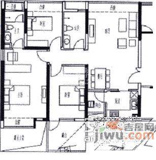 日出印象3室2厅2卫120㎡户型图