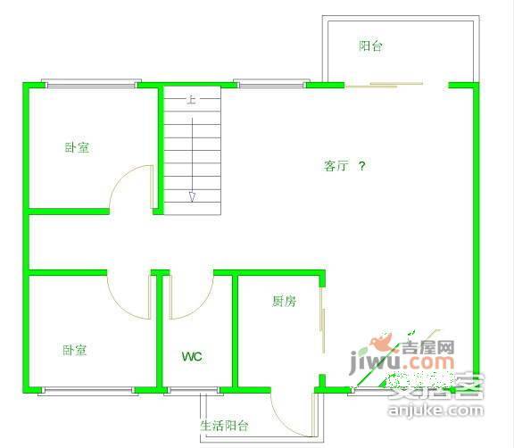 乐景花园5室3厅3卫户型图