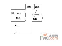 龙威花园3室1厅1卫户型图