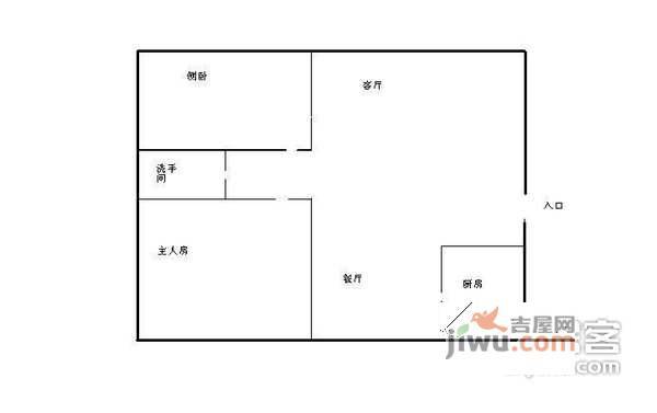 泰华大厦2室2厅1卫73㎡户型图