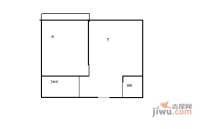桂芳园八期2室1厅1卫56㎡户型图