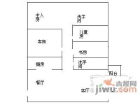 星海名城2室1厅1卫75㎡户型图