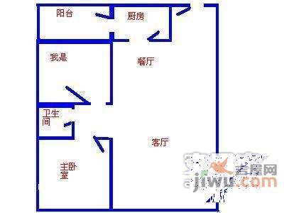 东方凤雅台2室2厅1卫195㎡户型图