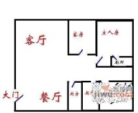 东方凤雅台3室2厅1卫91㎡户型图