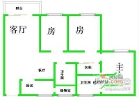 信义假日名城二期3室2厅1卫100㎡户型图