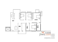 宝利豪庭4室2厅2卫173㎡户型图