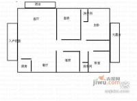 中房怡乐花园4室2厅2卫158㎡户型图