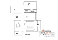 集信名城3室2厅2卫138㎡户型图