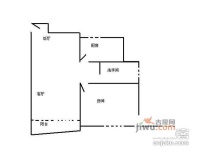 桂芳园2室1厅1卫55㎡户型图