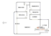 泰华阳光海3室1厅1卫81㎡户型图