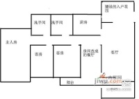 佳兆业可园北区5室2厅2卫172㎡户型图