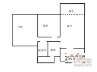 佳兆业可园北区2室2厅1卫99㎡户型图