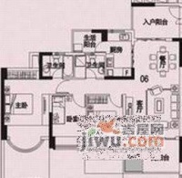 佳兆业可园北区6室2厅3卫220㎡户型图