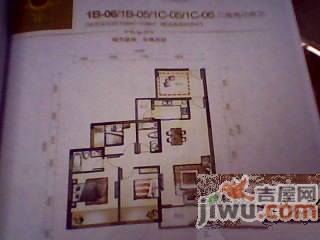 鸿荣源禧园3室2厅2卫159㎡户型图