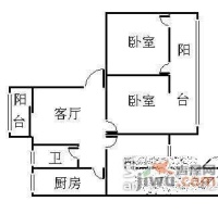 槟城西岸华庭3室2厅2卫89㎡户型图