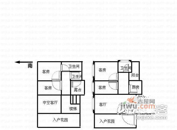 槟城西岸华庭5室2厅3卫户型图