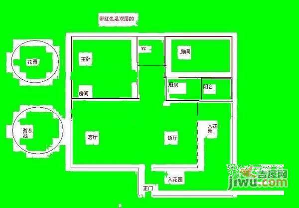 槟城西岸华庭4室2厅1卫76㎡户型图