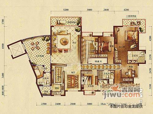 中粮澜山5室2厅3卫217㎡户型图