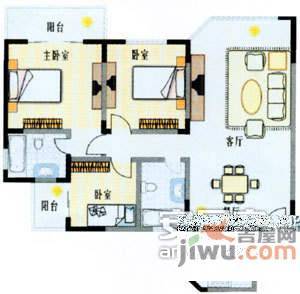 雅然居花园4室2厅2卫124㎡户型图