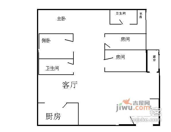 金泓凯旋城4室2厅2卫163㎡户型图