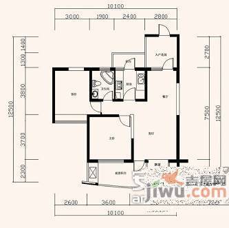 金泓凯旋城4室2厅2卫163㎡户型图