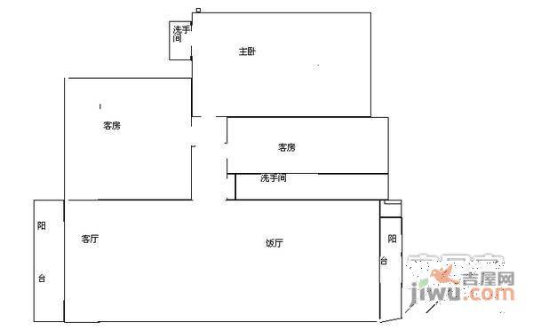 弘雅花园丽景城3室2厅2卫112㎡户型图