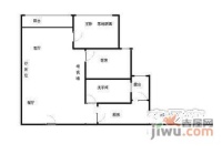 渔农村2室2厅1卫57㎡户型图