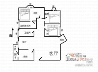 维富大厦3室2厅1卫101㎡户型图