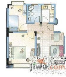 美丽AAA花园2室2厅1卫81㎡户型图