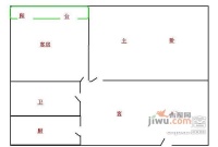 阳光翠园2室2厅1卫户型图