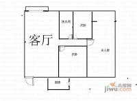 麒麟花园A区3室2厅1卫108㎡户型图