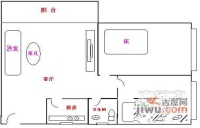 金祥都市花园2室2厅1卫77㎡户型图