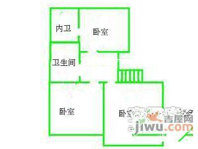 金狮巷2室1厅1卫户型图