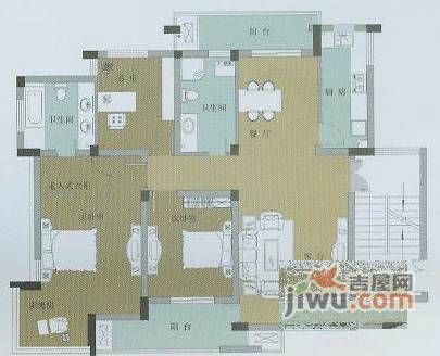 温泉1858别墅5室3厅3卫266㎡户型图