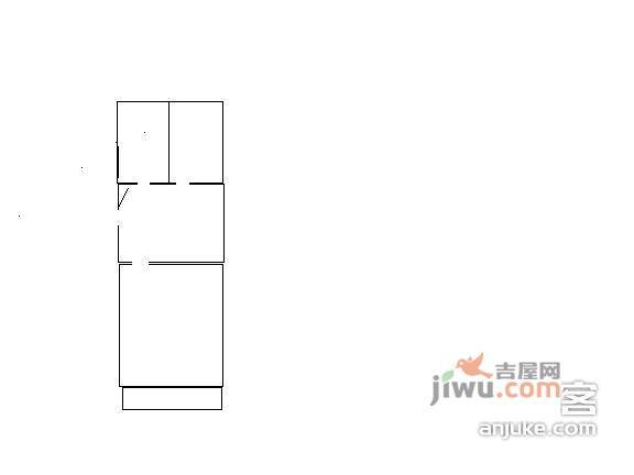 南门小区1室1厅1卫52㎡户型图