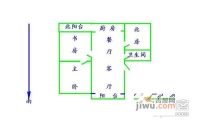 南园新村3室2厅1卫105㎡户型图