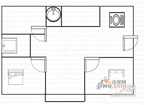 东淳苑3室2厅2卫户型图