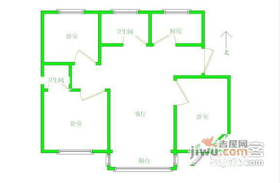 天骄美地4室2厅2卫210㎡户型图