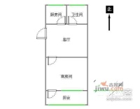 翠园新村1室1厅1卫户型图