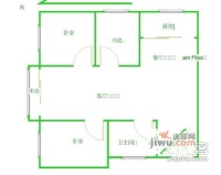 翠园新村3室2厅2卫128㎡户型图