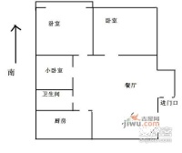 南湖之韵3室2厅1卫109㎡户型图