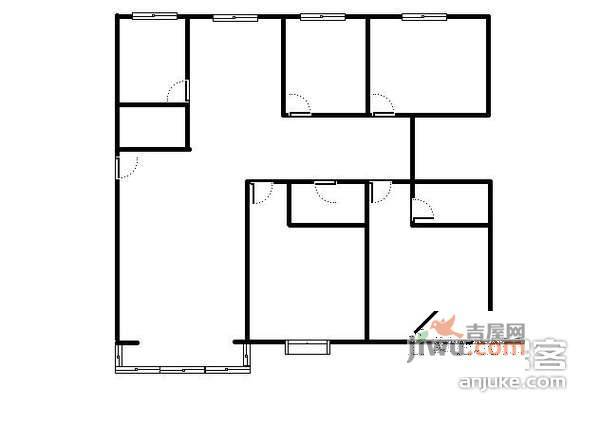 锦绣新苑3室2厅2卫119㎡户型图