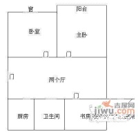 桐芳苑别墅3室2厅2卫133㎡户型图