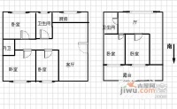 南石皮弄204室2厅2卫户型图