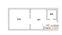 干将东路小区1室1厅1卫1695㎡户型图