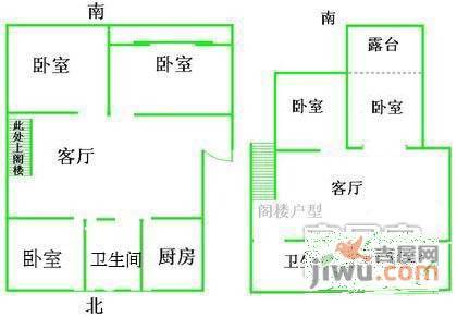 景德路小区8室2厅2卫户型图