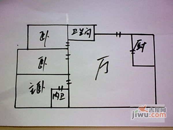 西美巷3室2厅2卫128㎡户型图